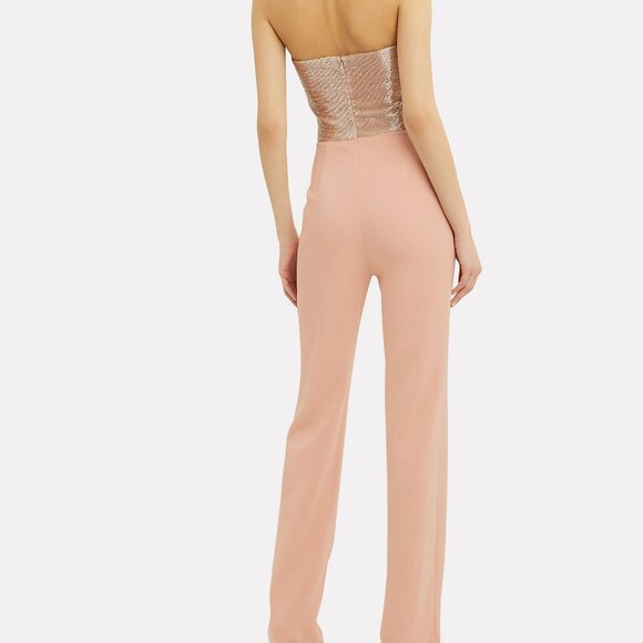 NEW Cushnie Cady Desert Rose Jumpsuit $2195 - Picture 4 of 14